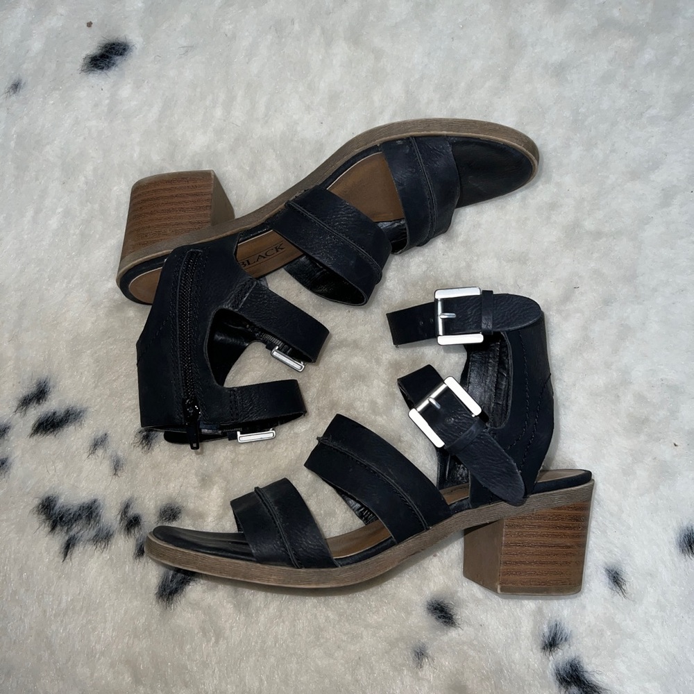 Black Strappy Sandals
